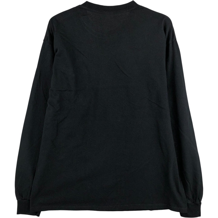 FULLMETAL ALCHEMIST Character Print Long Sleeve T-Shirt, Men's Size L cotton black type Vintage Second Hand