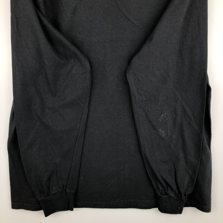 FULLMETAL ALCHEMIST Character Print Long Sleeve T-Shirt, Men's Size L cotton black type Vintage Second Hand