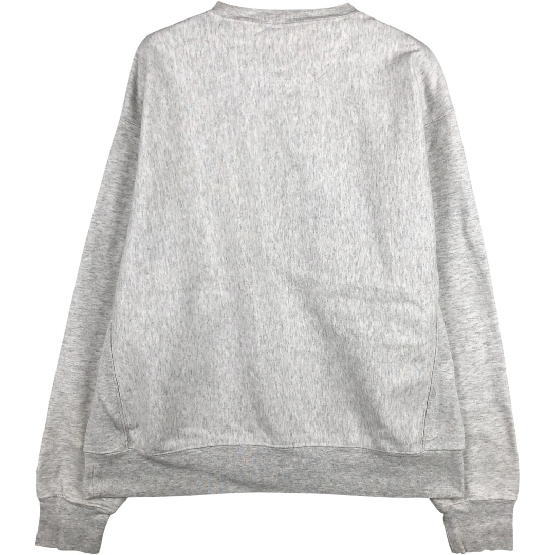 2000'S Champion Original Reverse Weave Blank Sweatshirt (Men's Size L) cotton gray type Vintage Second Hand