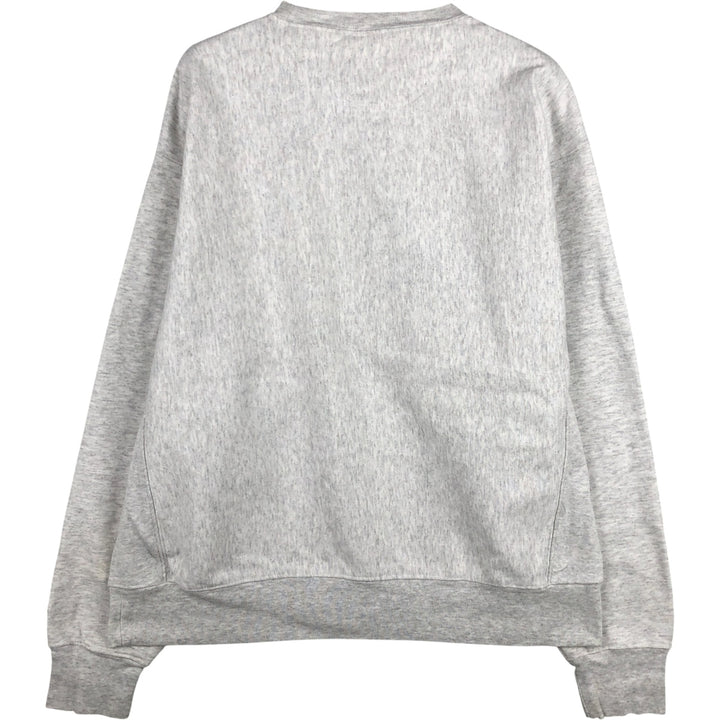 2000'S Champion Original Reverse Weave Blank Sweatshirt (Men's Size L) cotton gray type Vintage Second Hand
