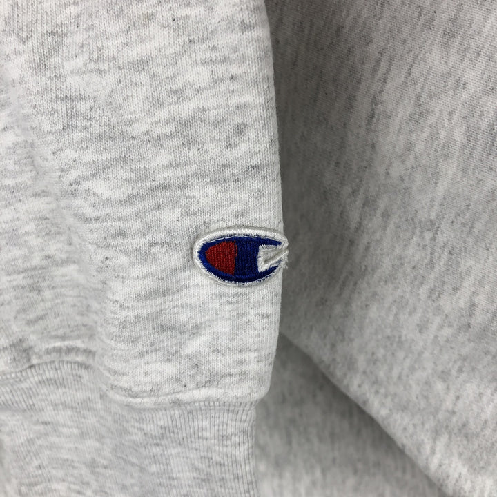 2000'S Champion Original Reverse Weave Blank Sweatshirt (Men's Size L) cotton gray type Vintage Second Hand