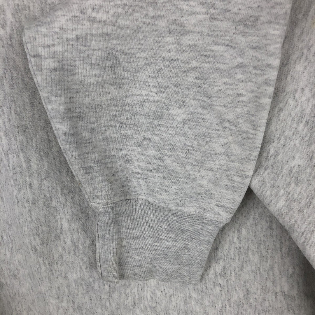 2000'S Champion Original Reverse Weave Blank Sweatshirt (Men's Size L) cotton gray type Vintage Second Hand