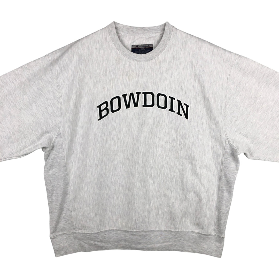 00'S Champion Original Reverse Weave College Sweatshirt Trainer Men's XL cotton gray type Vintage Second Hand