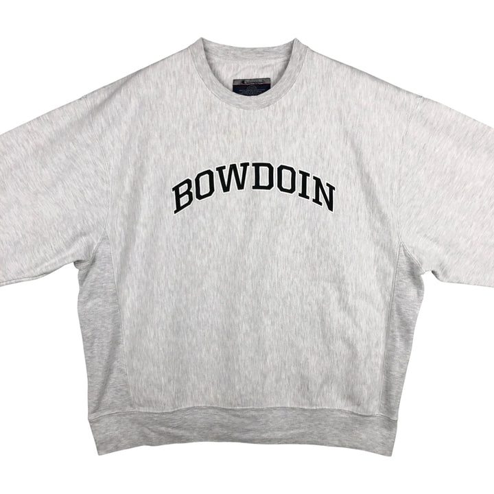 00'S Champion Original Reverse Weave College Sweatshirt Trainer Men's XL cotton gray type Vintage Second Hand