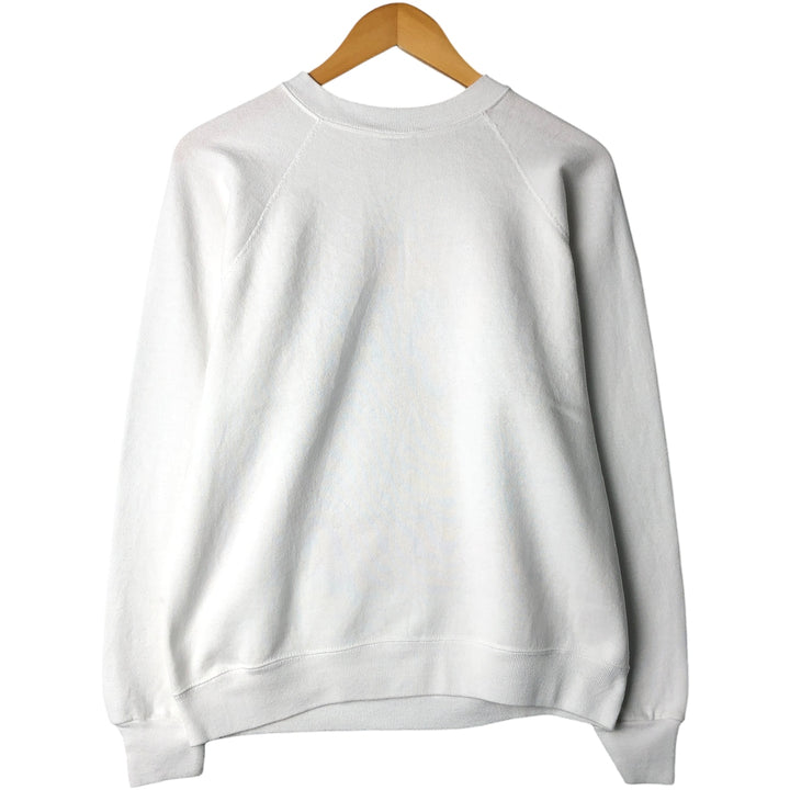 90'S TULTEX THE RED-NOSED REINDEER character sweatshirt, Made in USA, Men's size M cotton white type Vintage Second Hand
