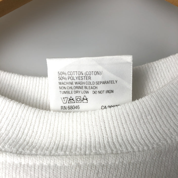 90'S TULTEX THE RED-NOSED REINDEER character sweatshirt, Made in USA, Men's size M cotton white type Vintage Second Hand