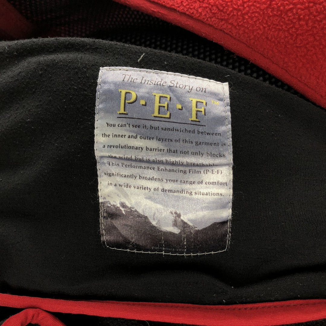 90'S Patagonia fleece vest, made in the USA, men's size XL unclear red type Vintage Second Hand