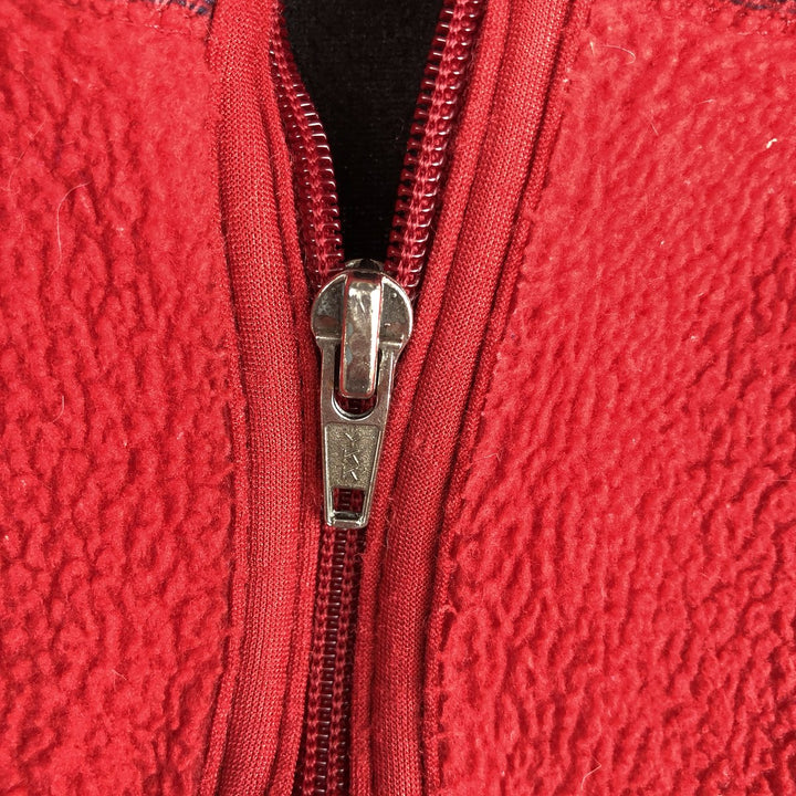 90'S Patagonia fleece vest, made in the USA, men's size XL unclear red type Vintage Second Hand