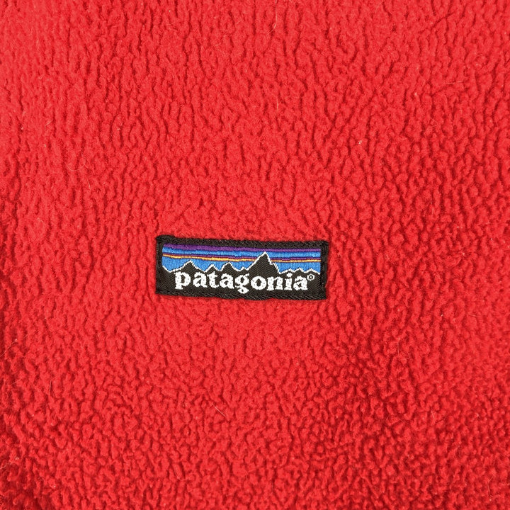 90'S Patagonia fleece vest, made in the USA, men's size XL unclear red type Vintage Second Hand