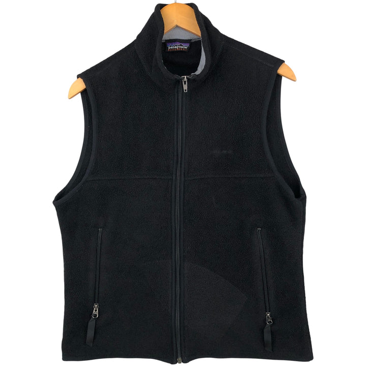 Patagonia Synchilla fleece vest, men's size S unclear black type Vintage Second Hand