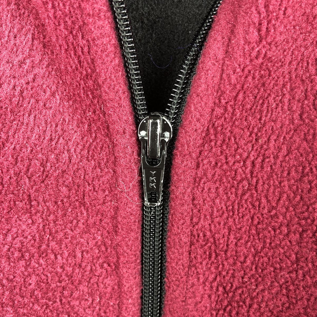 90s~ REI Fleece Vest, Men's Size L, Vintage unclear Red type red-purple Vintage Second Hand