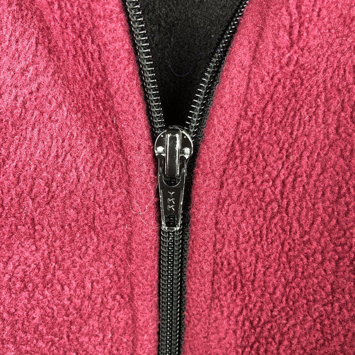 90s~ REI Fleece Vest, Men's Size L, Vintage unclear Red type red-purple Vintage Second Hand