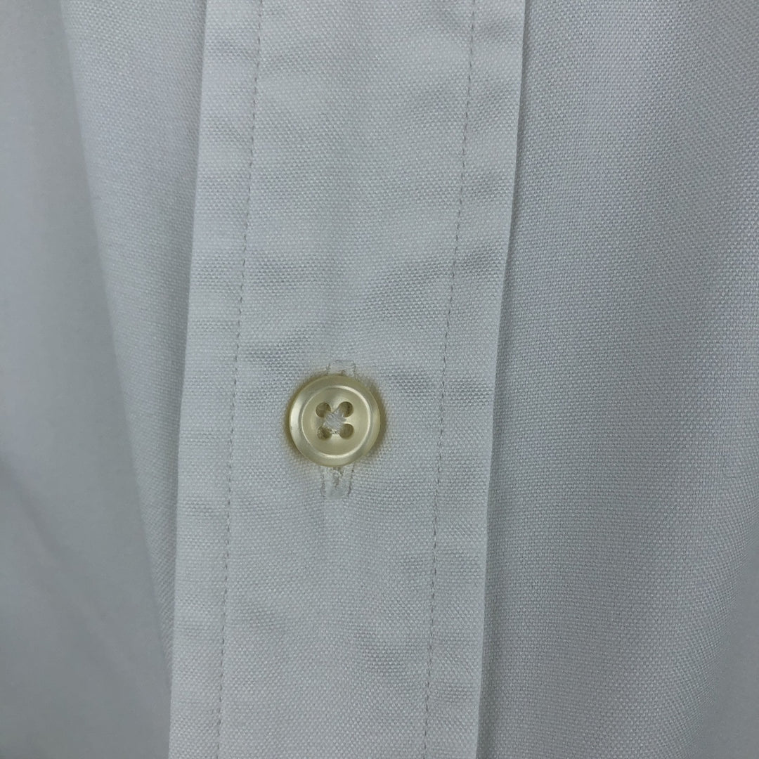 Ralph Lauren YARMOUTH long sleeve button down shirt, men's XL size cotton white type Vintage Second Hand