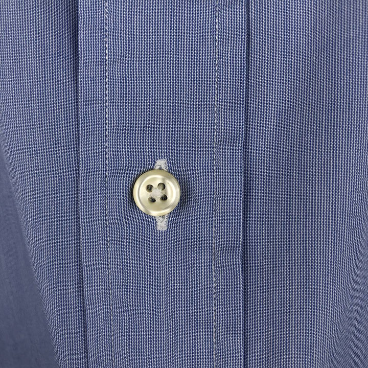 Ralph Lauren POLO by Ralph Lauren Estate Custom Fit Wide Collar Long Sleeve Cotton Shirt, Men's XL cotton Blue type light blue Vintage Second Hand