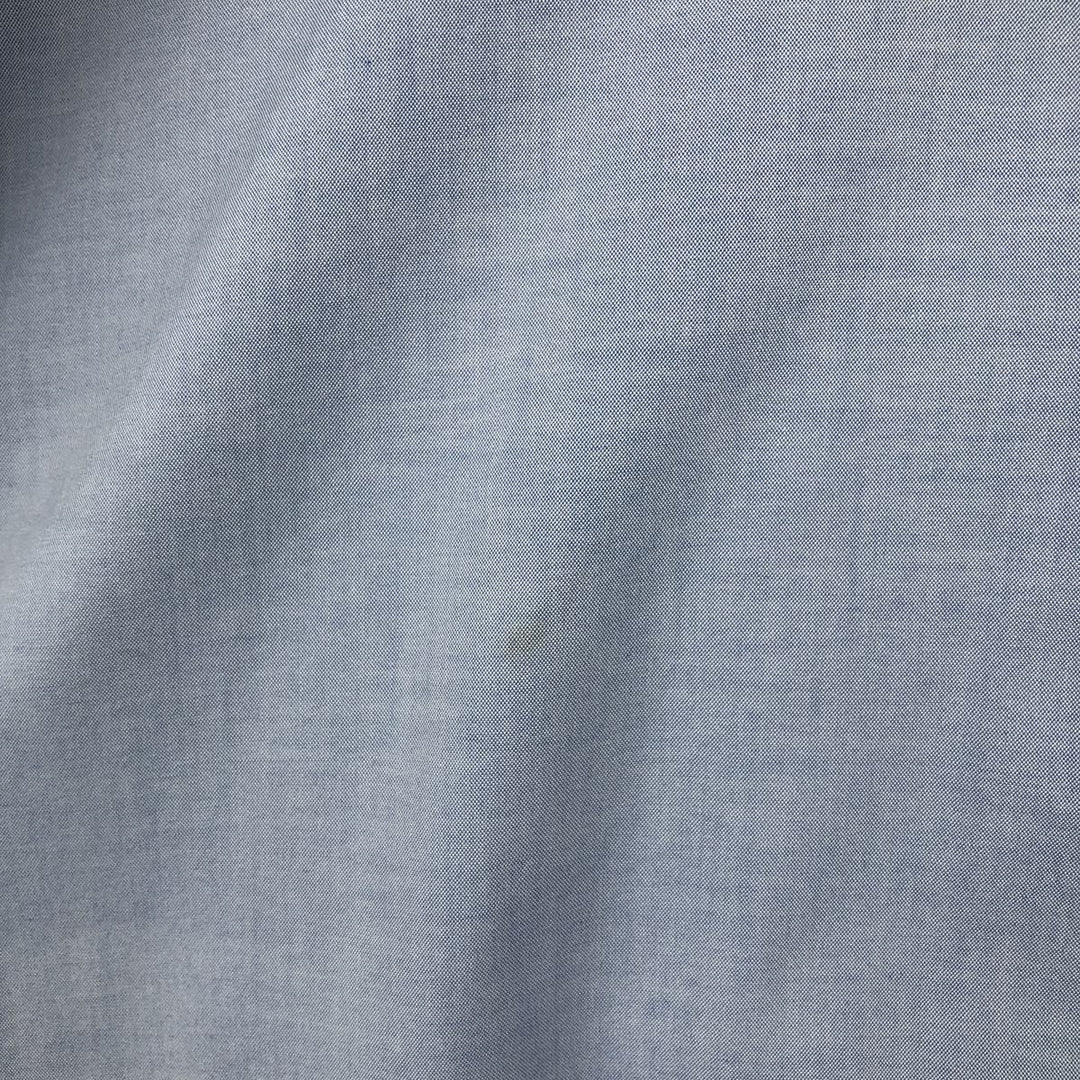 Ralph Lauren YARMOUTH long sleeve button down shirt, men's XL size cotton Blue type light blue Vintage Second Hand