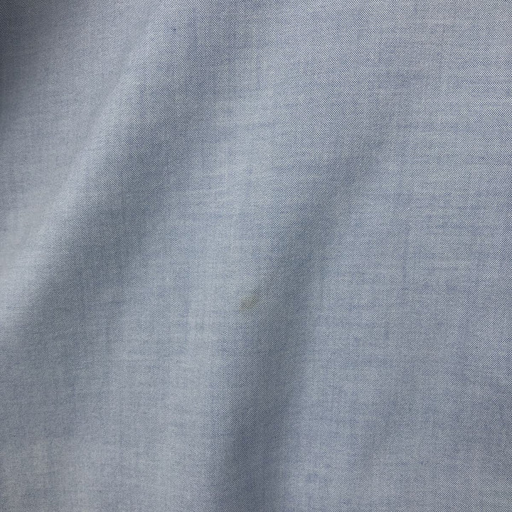 Ralph Lauren YARMOUTH long sleeve button down shirt, men's XL size cotton Blue type light blue Vintage Second Hand