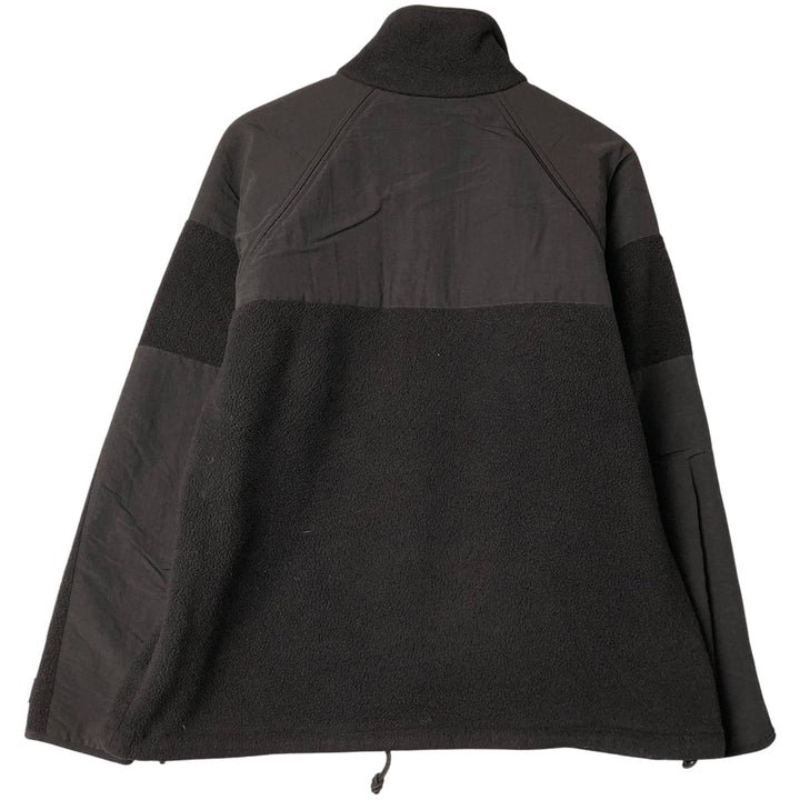 PECKHAM Military Fleece Jacket, Medium, Men's Size M polyester black type Vintage Second Hand