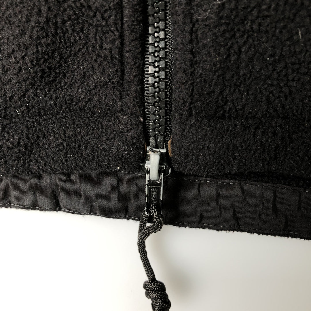 PECKHAM Military Fleece Jacket, Medium, Men's Size M polyester black type Vintage Second Hand