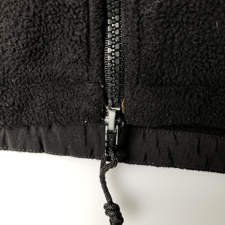 PECKHAM Military Fleece Jacket, Medium, Men's Size M polyester black type Vintage Second Hand