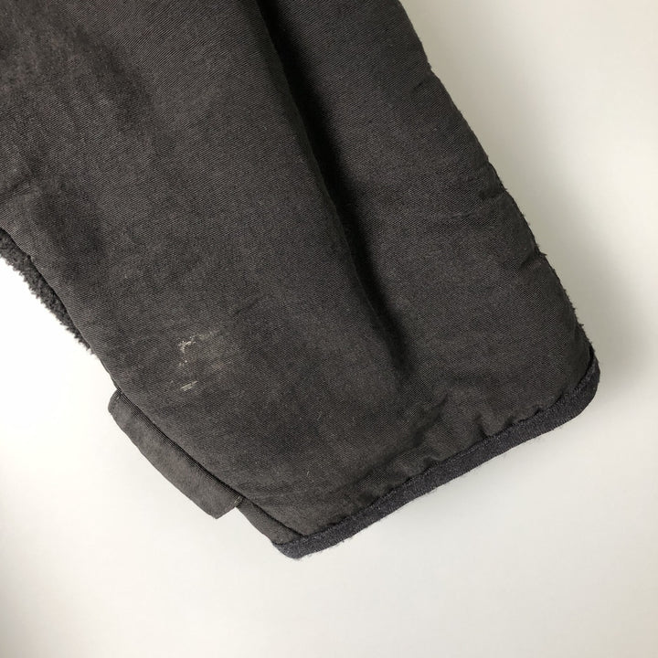 PECKHAM Military Fleece Jacket, Medium, Men's Size M polyester black type Vintage Second Hand