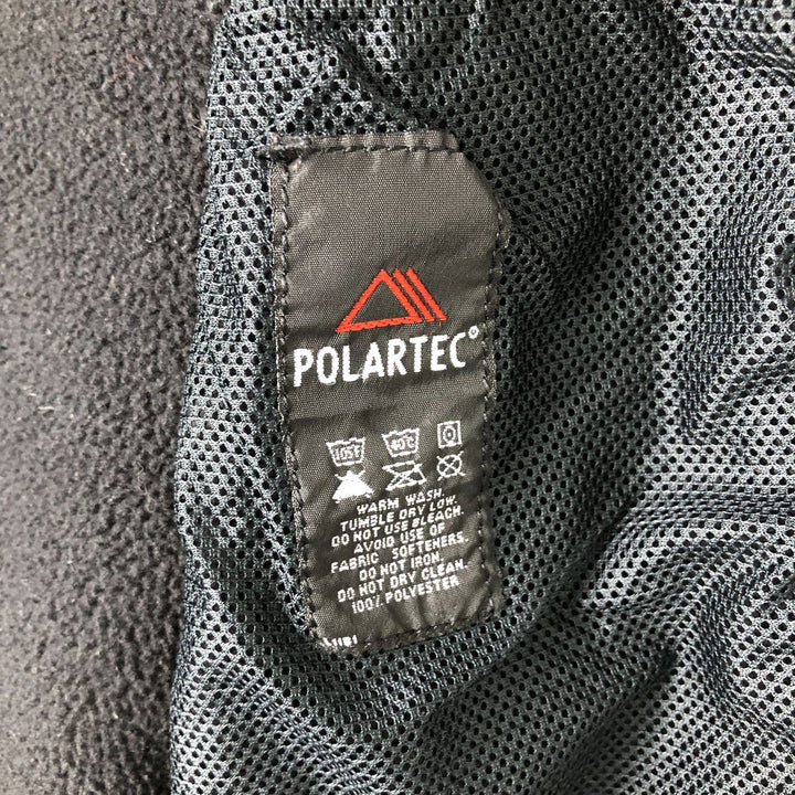 PECKHAM Military Fleece Jacket, Men's XL polyester black type Vintage Second Hand