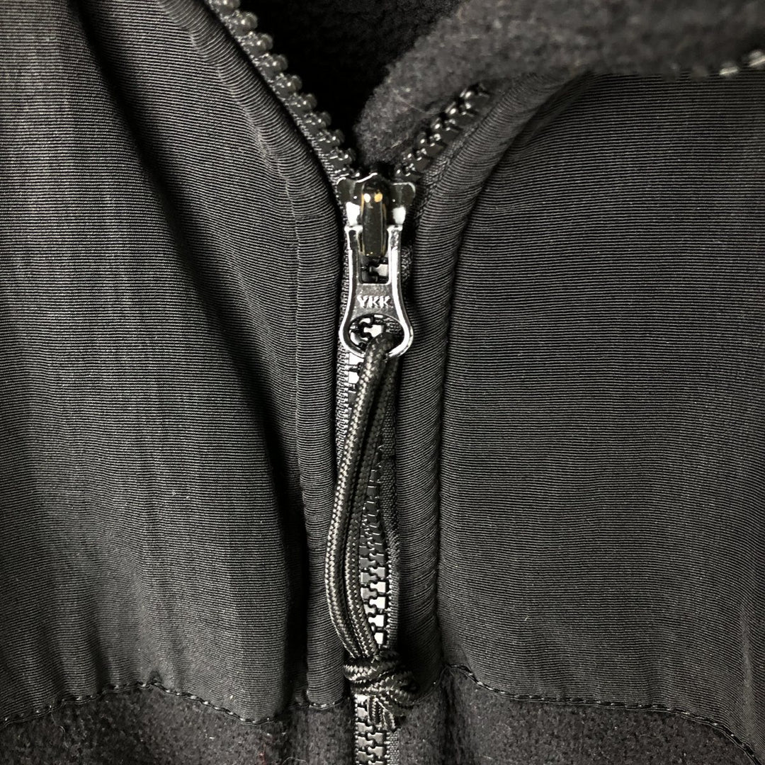 PECKHAM Military Fleece Jacket, Men's XL polyester black type Vintage Second Hand