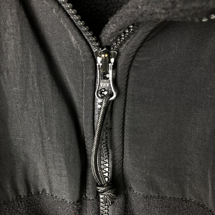 PECKHAM Military Fleece Jacket, Men's XL polyester black type Vintage Second Hand