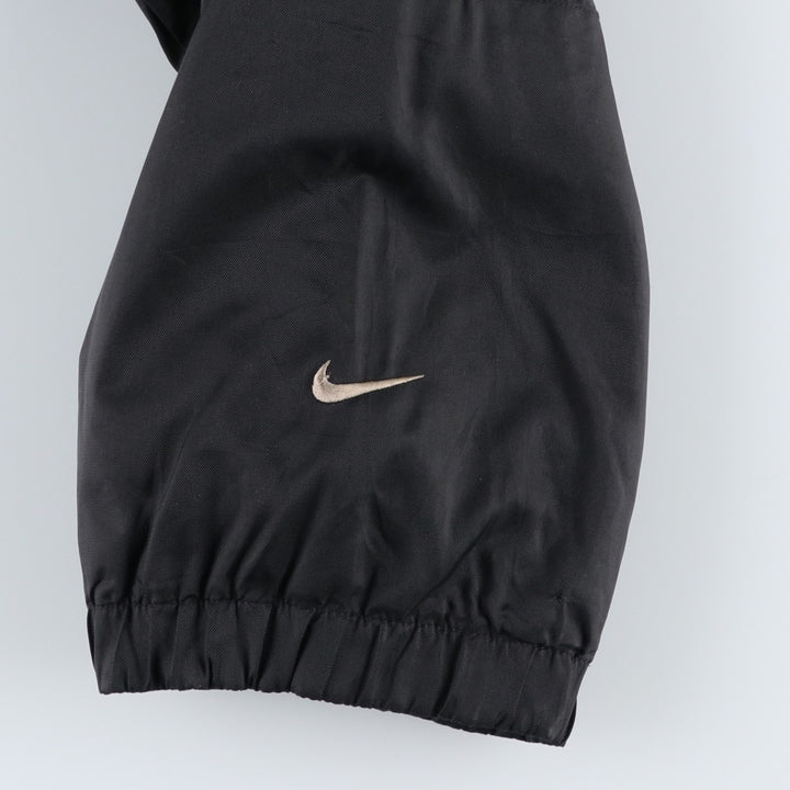 2000'S Nike reversible padded puffer jacket, men's size L Nylon black type Vintage Second Hand