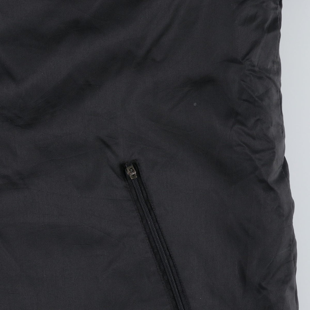 2000'S Nike reversible padded puffer jacket, men's size L Nylon black type Vintage Second Hand