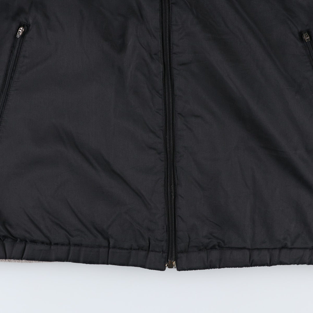 2000'S Nike reversible padded puffer jacket, men's size L Nylon black type Vintage Second Hand