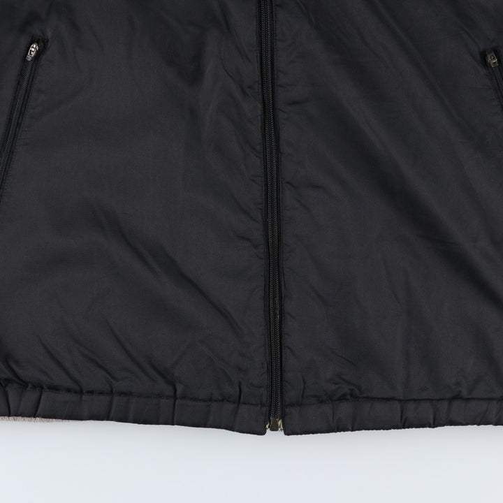 2000'S Nike reversible padded puffer jacket, men's size L Nylon black type Vintage Second Hand