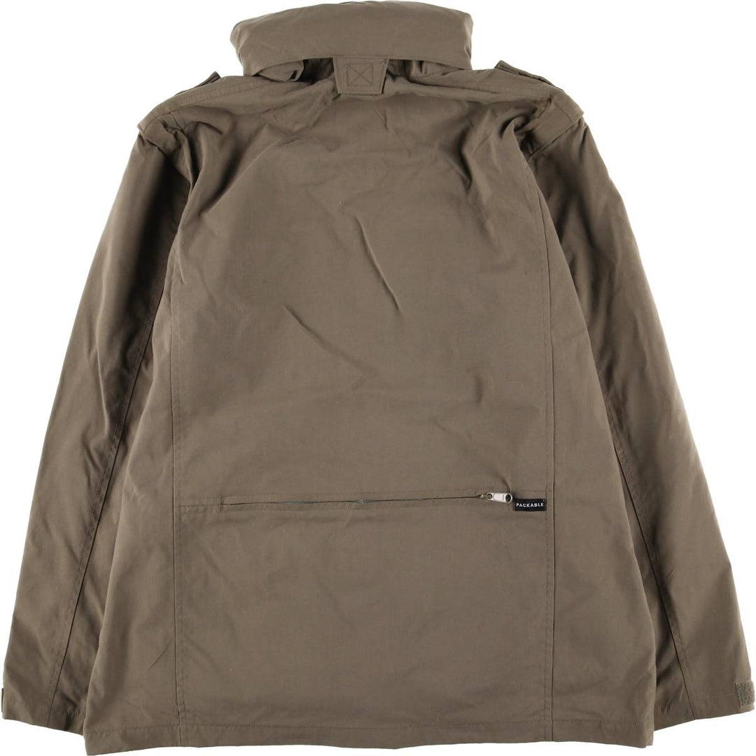 90s-00'S Columbia Padded Mountain Jacket, Shell Jacket, Puffer Jacket, Men's Size L Nylon Charcoal Vintage Second Hand