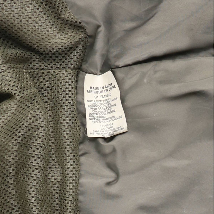 90s-00'S Columbia Padded Mountain Jacket, Shell Jacket, Puffer Jacket, Men's Size L Nylon Charcoal Vintage Second Hand