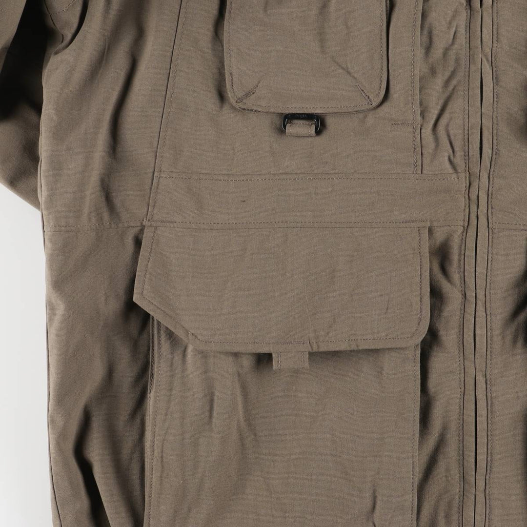 90s-00'S Columbia Padded Mountain Jacket, Shell Jacket, Puffer Jacket, Men's Size L Nylon Charcoal Vintage Second Hand