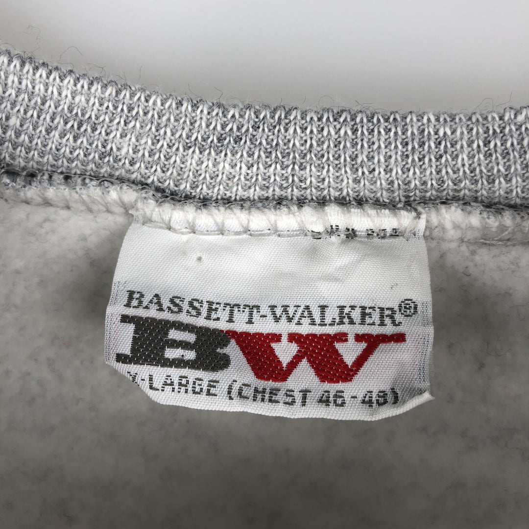 Vintage 1980'S BASSETT-WALKER Minnesota Twins print sweatshirt, men's size XL unclear gray type Vintage Second Hand