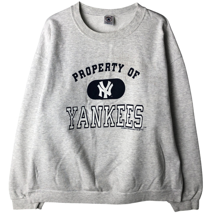 90'S Delta MLB New York Yankees Sweatshirt, Men's Size XL cotton gray type Vintage Second Hand