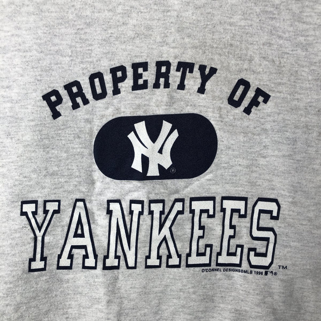 90'S Delta MLB New York Yankees Sweatshirt, Men's Size XL cotton gray type Vintage Second Hand