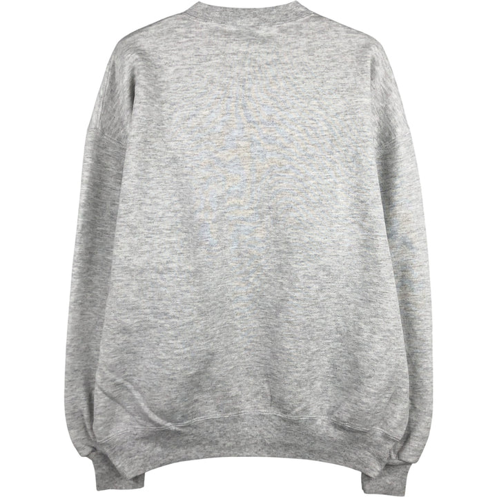 90'S Russell College Sweatshirt, Made in USA, Men's XL, Vintage cotton gray type Vintage Second Hand
