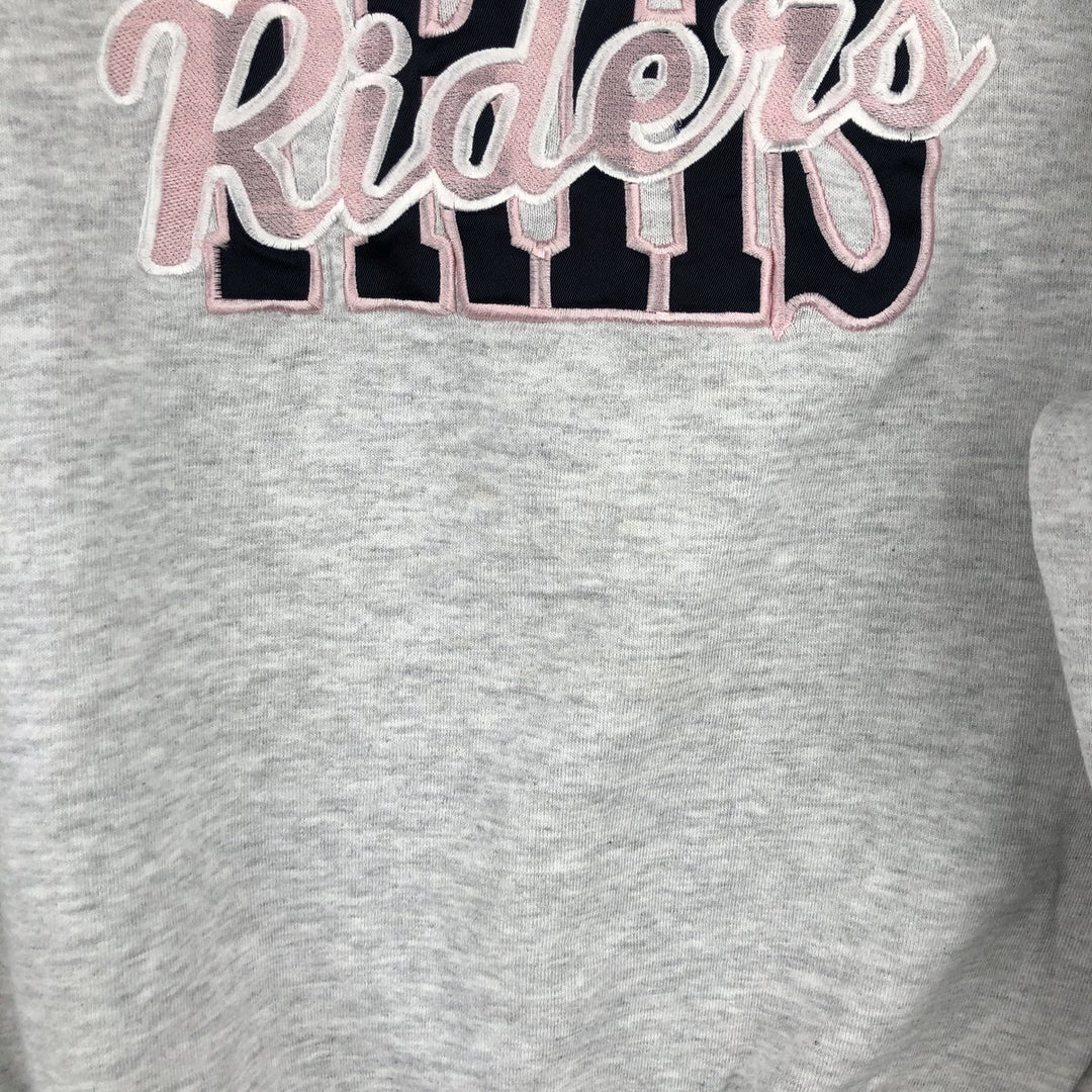 90'S Russell College Sweatshirt, Made in USA, Men's XL, Vintage cotton gray type Vintage Second Hand
