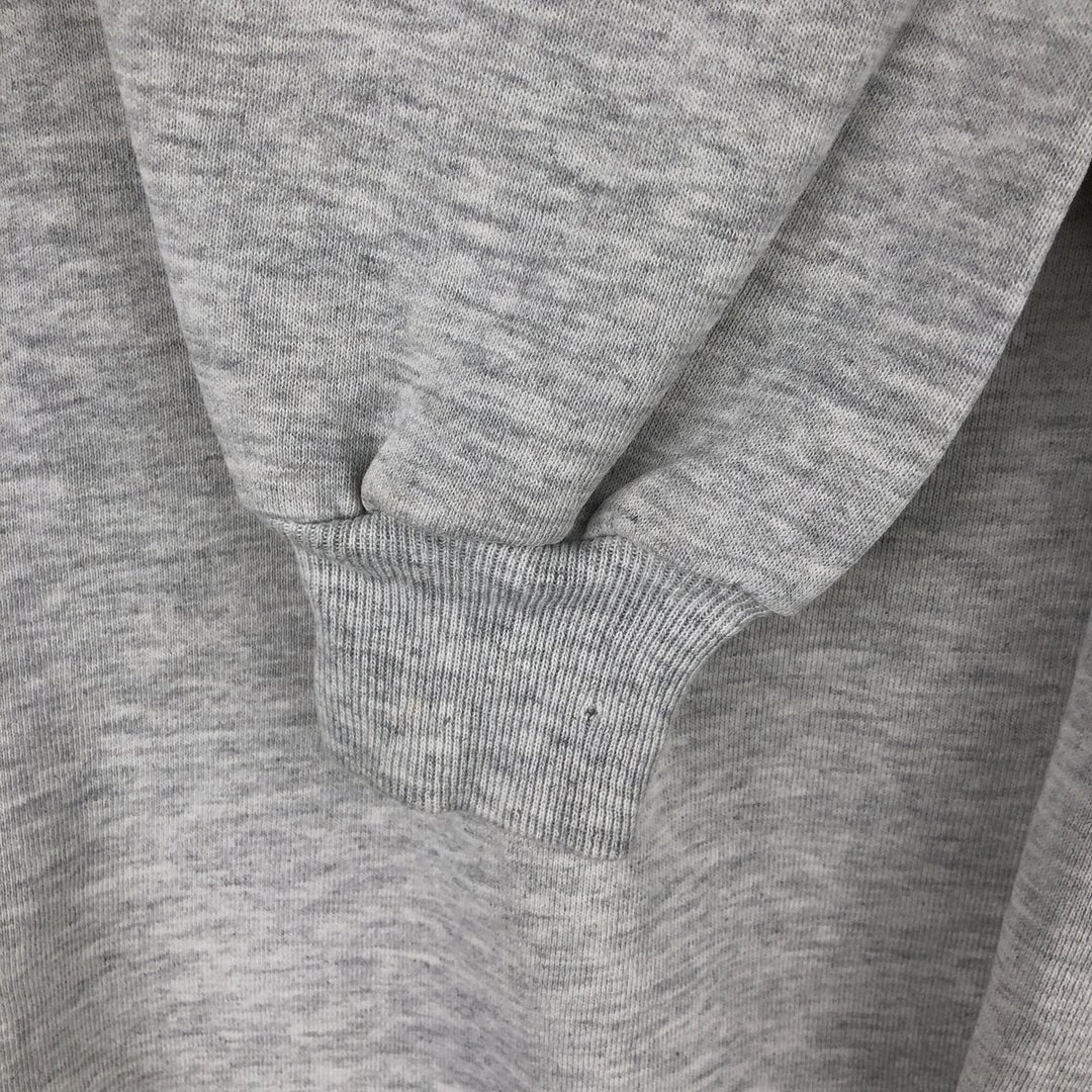 Vintage 80s-90'S University of Michigan college sweatshirt, made in the USA, size XL, men's cotton gray type Vintage Second Hand