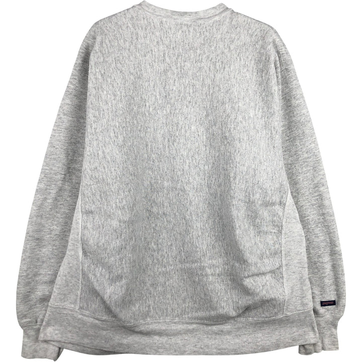 2000'S Jansport College Sweatshirt, Made in USA, Men's Size XL unclear gray type Vintage Second Hand
