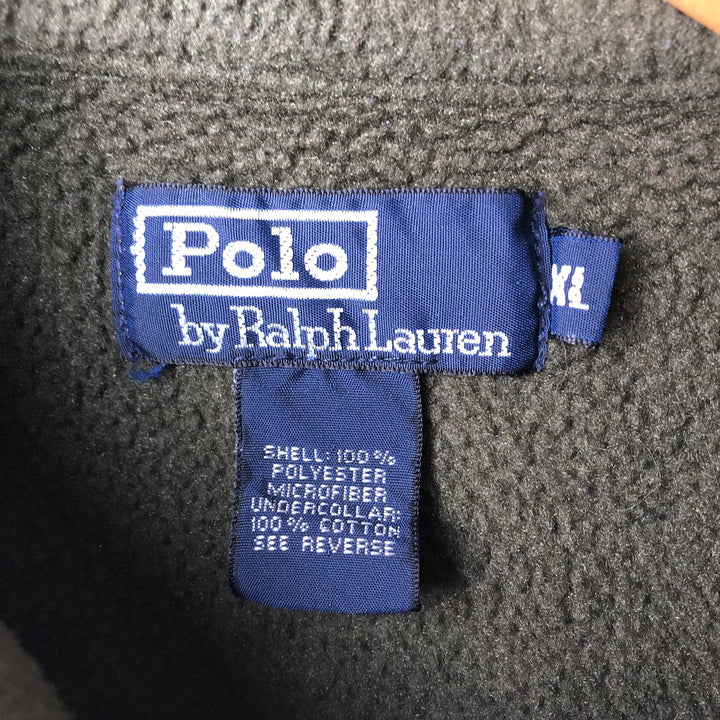 Ralph Lauren POLO by Ralph Lauren Swing Top Fleece Jacket, Men's XL polyester Khaki type Vintage Second Hand