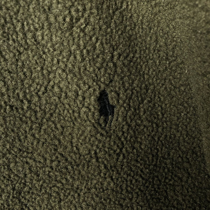 Ralph Lauren POLO by Ralph Lauren Swing Top Fleece Jacket, Men's XL polyester Khaki type Vintage Second Hand