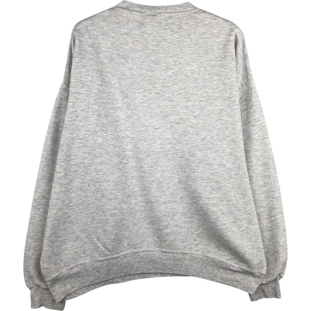 90'S Russell College Sweatshirt, Made in USA, Men's XL, Vintage cotton gray type Vintage Second Hand