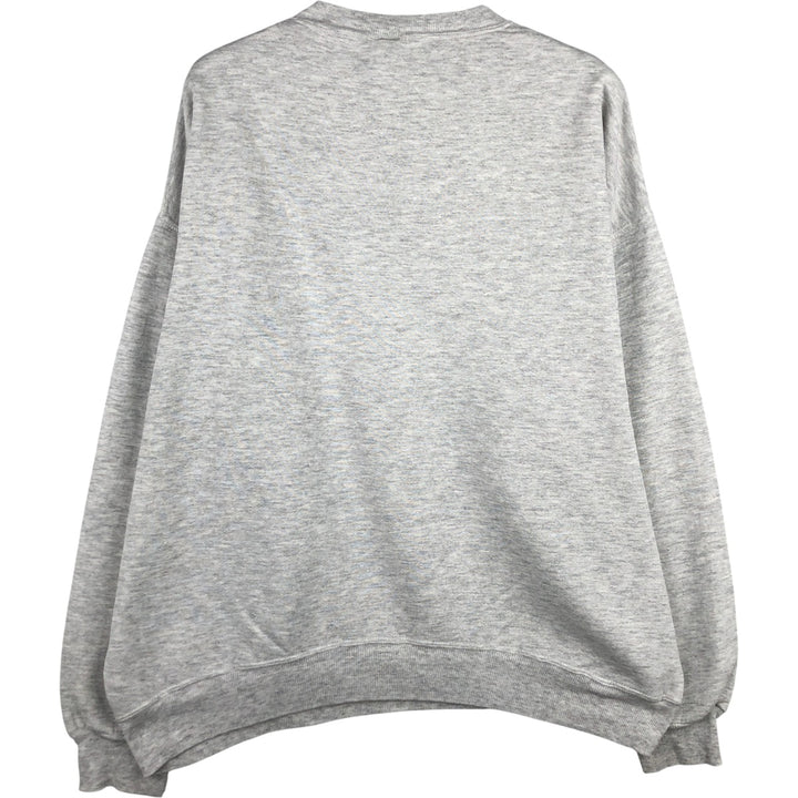 90'S Russell College Sweatshirt, Made in USA, Men's XL, Vintage cotton gray type Vintage Second Hand