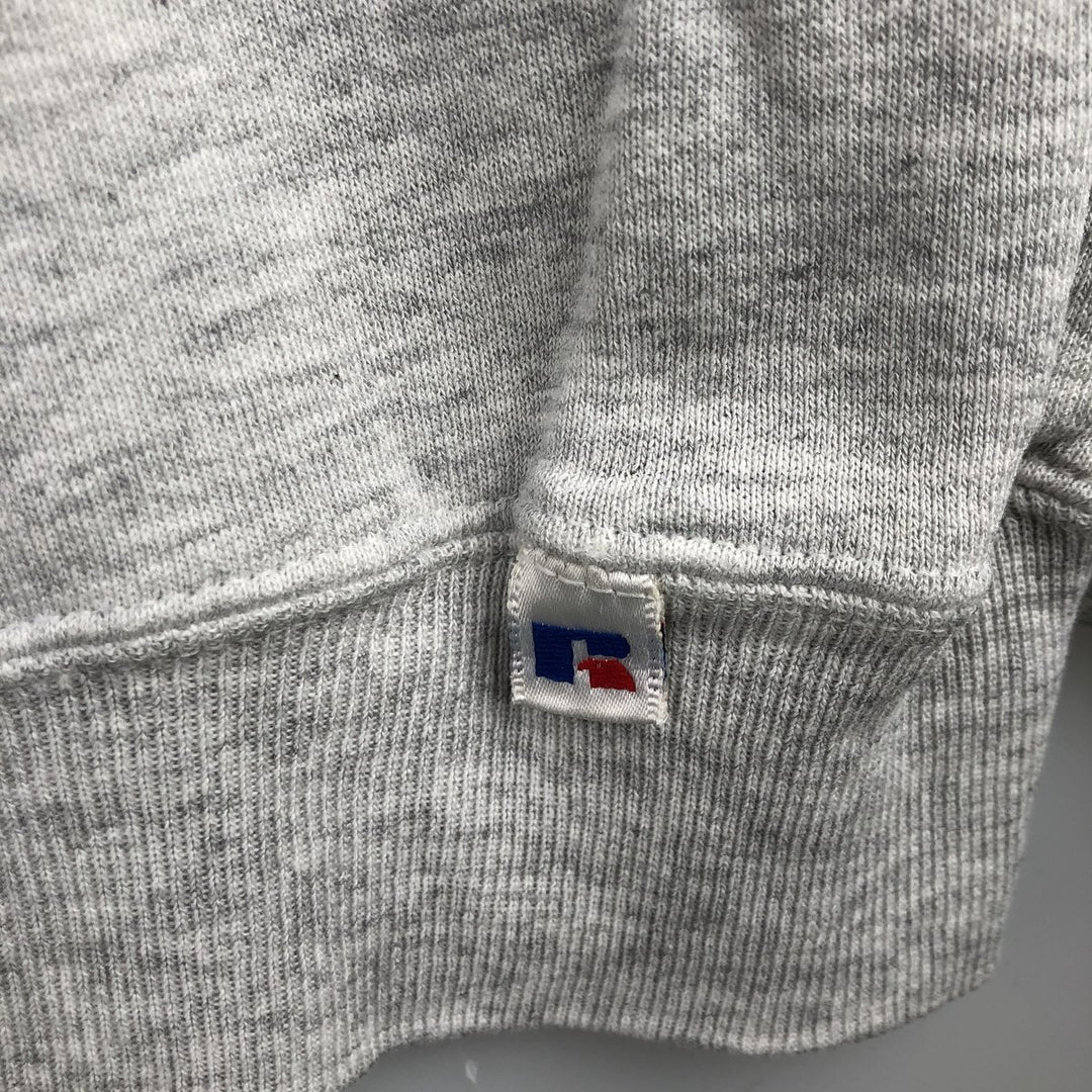 90'S Russell College Sweatshirt, Made in USA, Men's XL, Vintage cotton gray type Vintage Second Hand