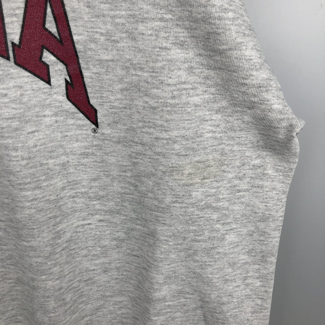90'S Russell College Sweatshirt, Made in USA, Men's XL, Vintage cotton gray type Vintage Second Hand