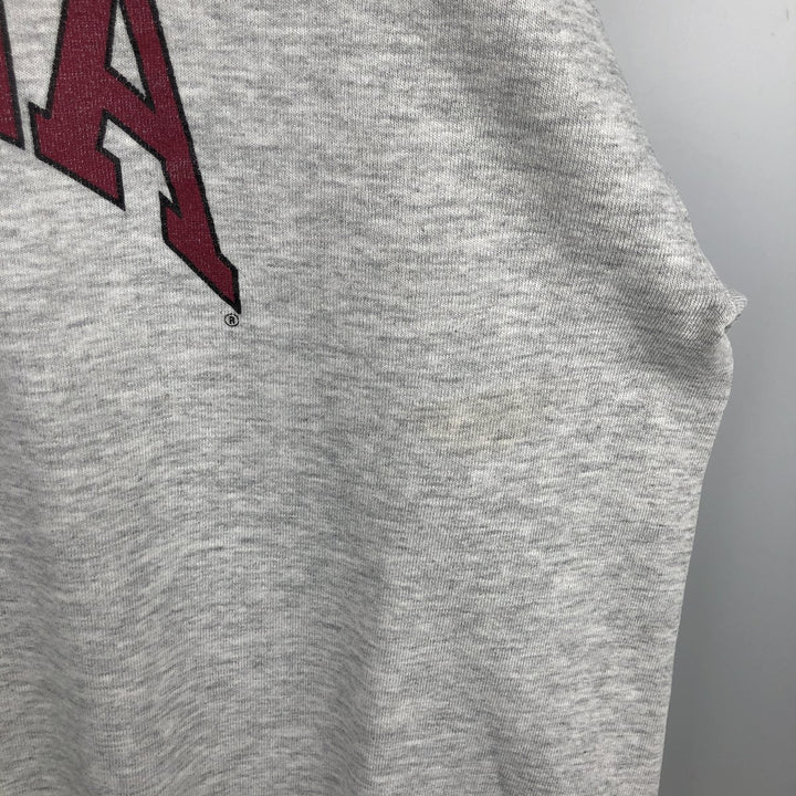 90'S Russell College Sweatshirt, Made in USA, Men's XL, Vintage cotton gray type Vintage Second Hand