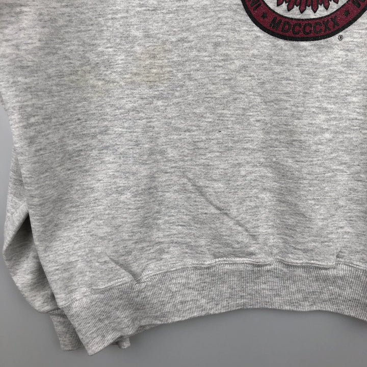 90'S Russell College Sweatshirt, Made in USA, Men's XL, Vintage cotton gray type Vintage Second Hand
