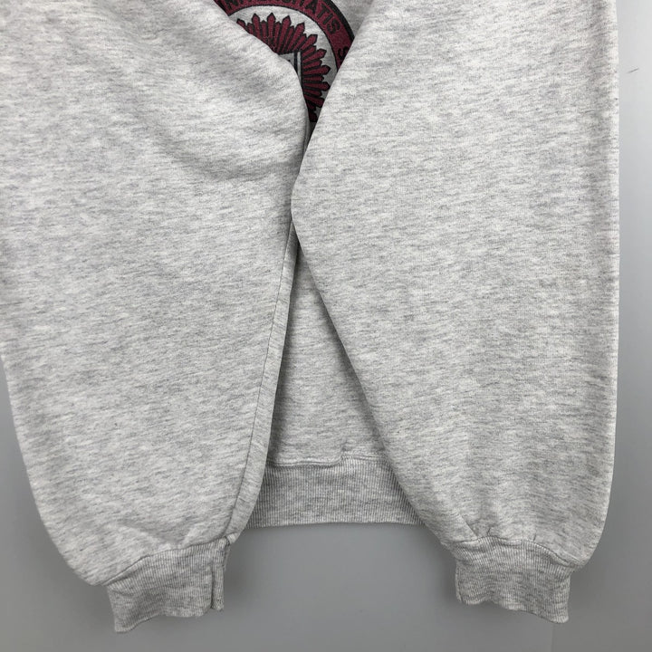 90'S Russell College Sweatshirt, Made in USA, Men's XL, Vintage cotton gray type Vintage Second Hand